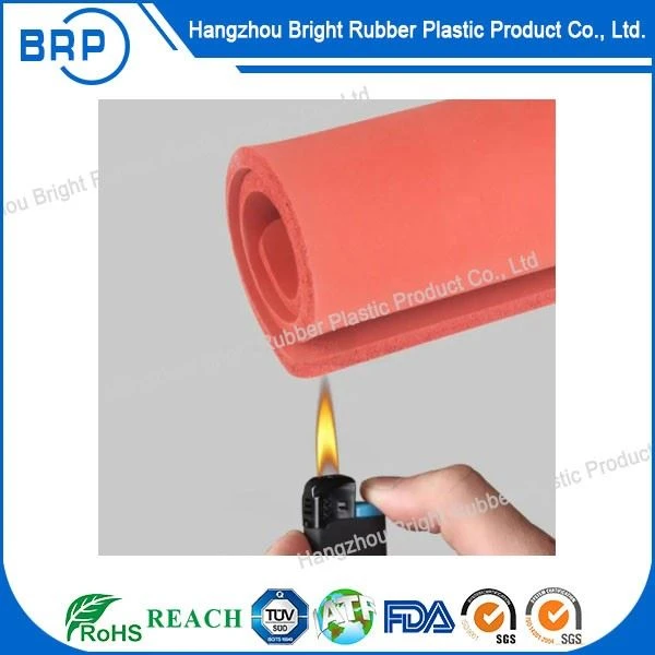 Good Quality Durable 50Mm Silicone Foam Sponge Rubber Sheet Roll Mat