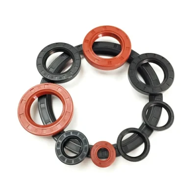 High-End FKM NBR SC TC Skeleton Oil Seal For Hydraulic Sealing Black Brown Red Double Lip Slingle Lip Rubber EPDM HNBR Neoprene Silicone Oil Seal